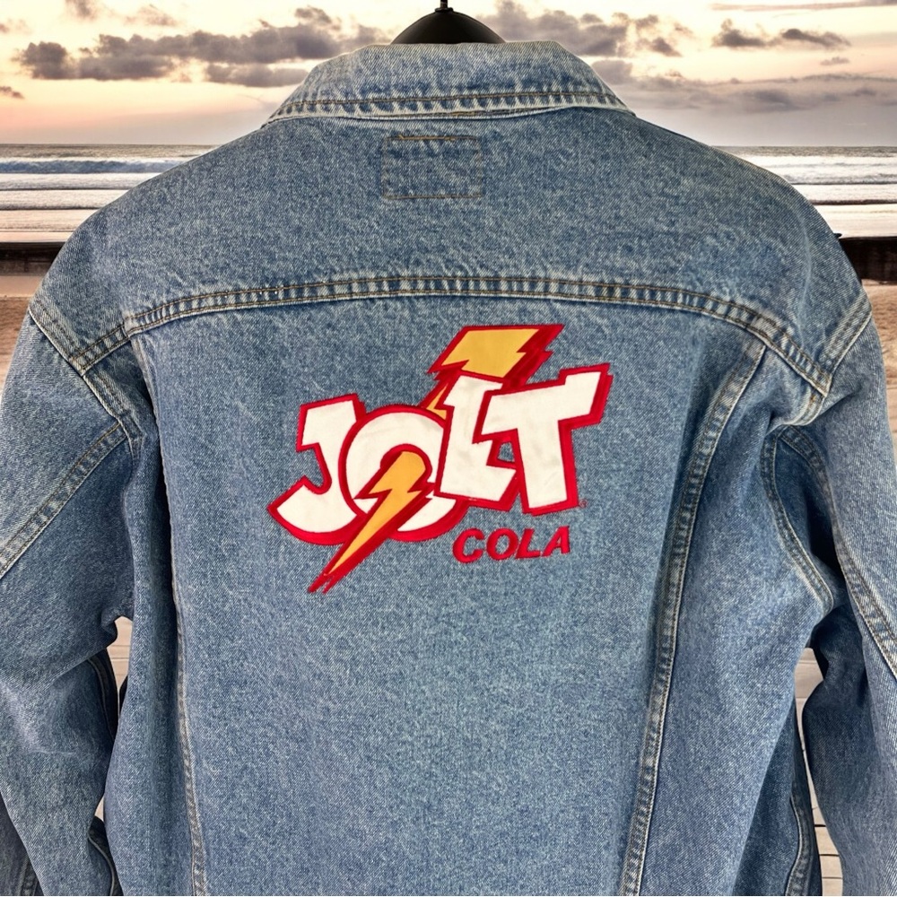 JOLT Cola Vintage Retro 80s 90s Denim Jean Jacket XL